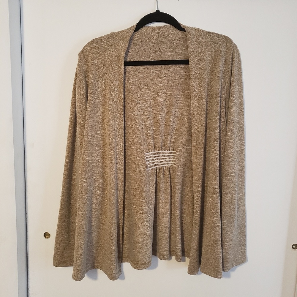 Charter Club Tan Sandy Sweater Cardigan